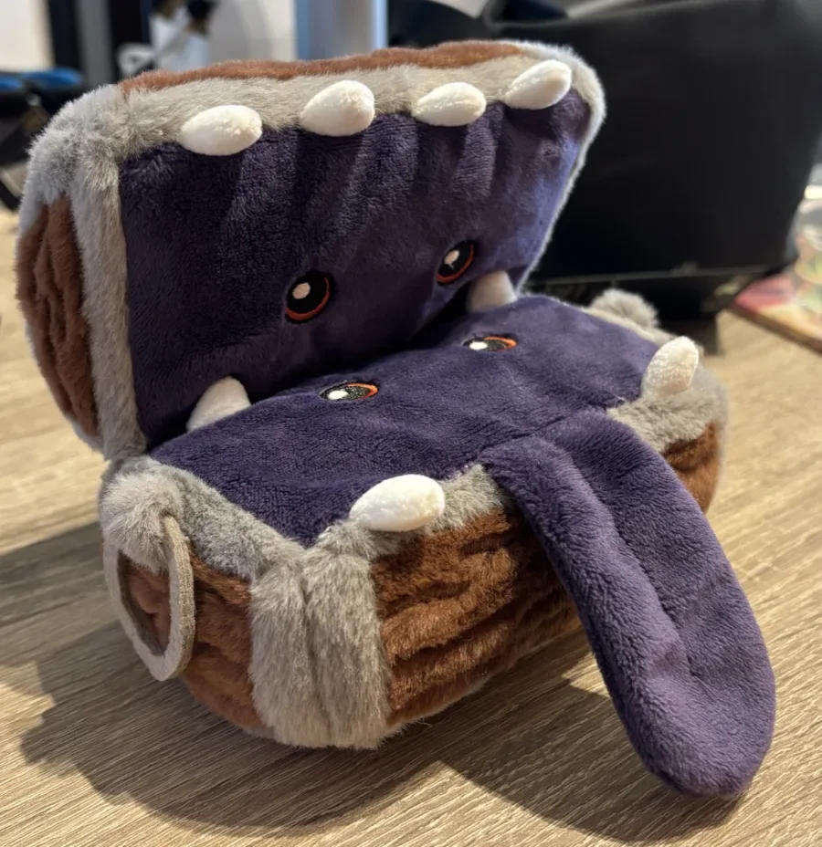 Chompy, the mimic plushie prototype